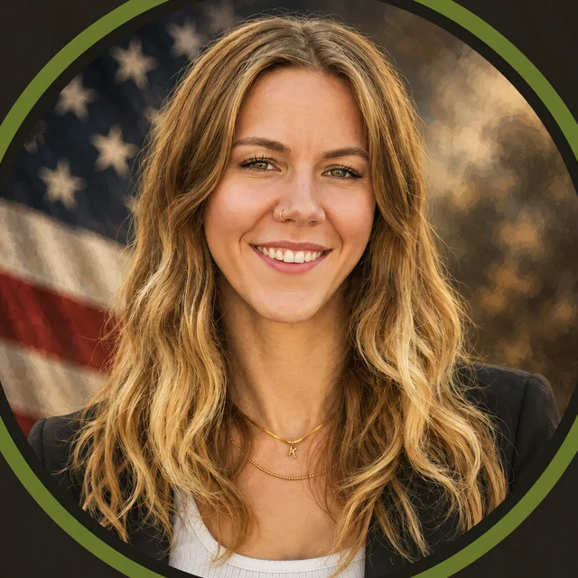 Portrait of Becka Karle, Foxhole cofounder and head of product and partnerships